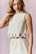 Load image into Gallery viewer, Tops Taylor | PINK | Embroidery Detail Striped TOP
