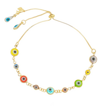 Load image into Gallery viewer, Jewelry Adjustable Evil Eye Bracelet | Multi
