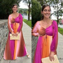 Load image into Gallery viewer, Dresses Ombre Pleated Dress | Medium
