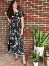 Load image into Gallery viewer, Dresses Angelica Floral Slit Midi Dress
