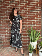 Load image into Gallery viewer, Dresses Angelica Floral Slit Midi Dress
