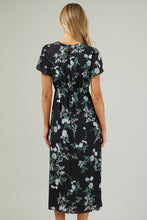 Load image into Gallery viewer, Dresses Angelica Floral Slit Midi Dress
