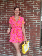 Load image into Gallery viewer, One PC And Sets Hot Shot | Orange and Pink ROMPER
