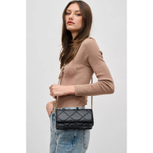 Load image into Gallery viewer, Bags Merle Quilted Crossbody: Black
