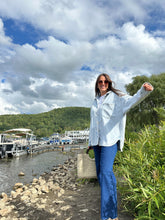 Load image into Gallery viewer, Coats &amp; Jackets All Day Knit Denim Jacket | Washed Indigo
