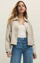 Load image into Gallery viewer, Coats &amp; Jackets Dillon Suede Jacket | Crystal
