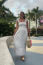 Load image into Gallery viewer, Dresses Calypso Midi Dress | Off White Gauze
