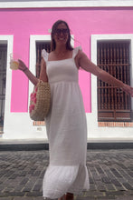 Load image into Gallery viewer, Dresses Calypso Midi Dress | Off White Gauze
