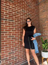 Load image into Gallery viewer, Dresses Camino Texture Mini Dress | Black
