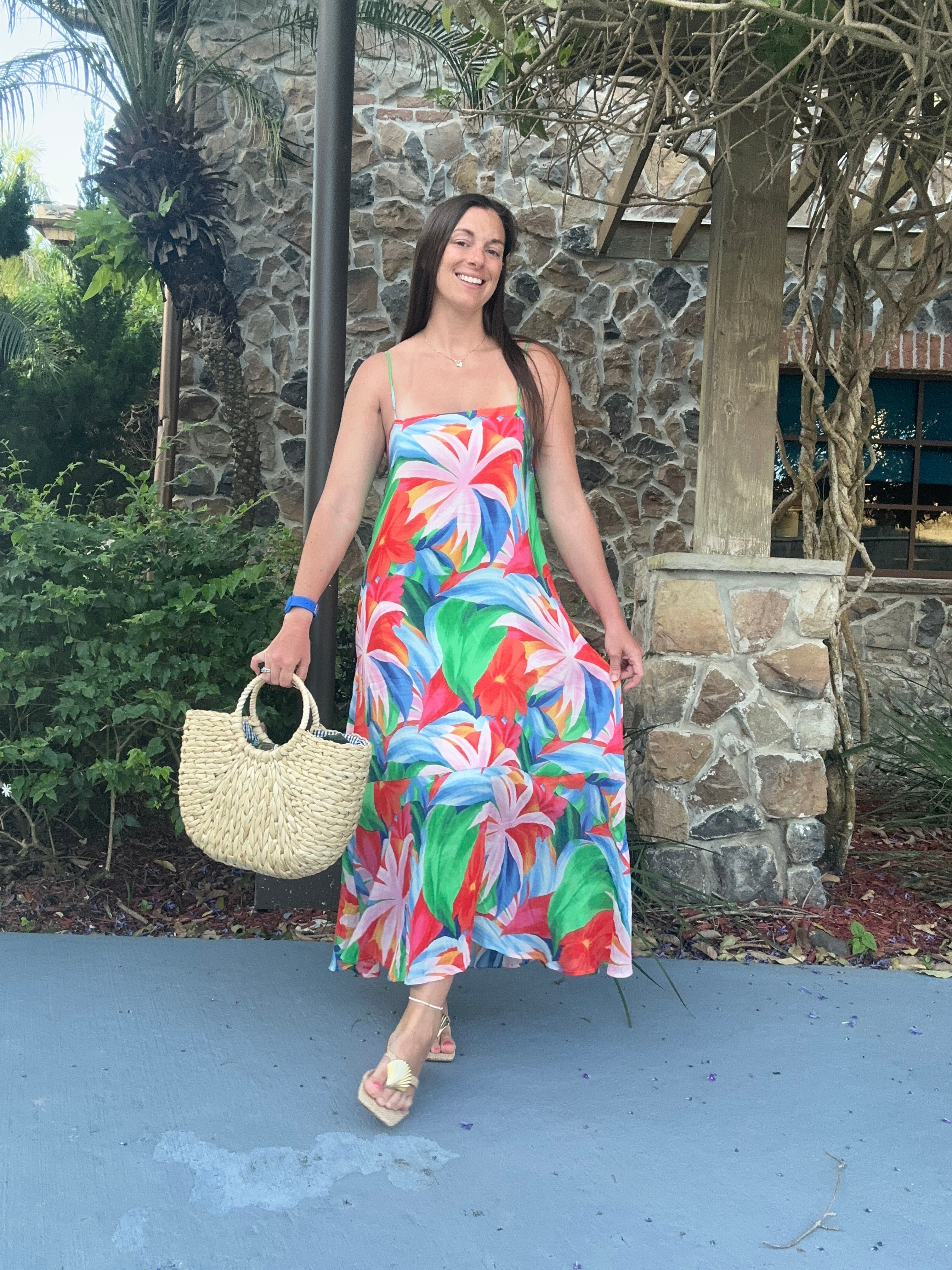 Coast Villa Floral Maxi Dress – Bridgette & Main