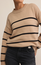 Load image into Gallery viewer, Sweater Boyfriend Stripe Sweater | Biscuit
