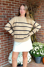 Load image into Gallery viewer, Sweater Boyfriend Stripe Sweater | Biscuit
