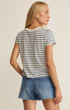 Load image into Gallery viewer, Sweater Junie Striped Tee | True Navy
