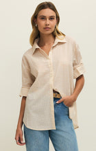 Load image into Gallery viewer, Tops Seaport Plaid Shirt | Parchment
