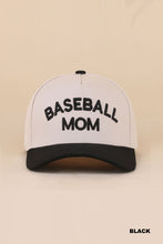 Load image into Gallery viewer, Accessories Black Baseball Mom Hat
