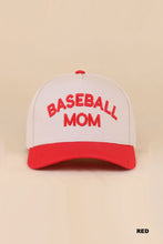 Load image into Gallery viewer, Accessories Red Baseball Mom Hat
