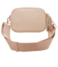Load image into Gallery viewer, Bags Woven Leather Crossbody Purse With Tassel
