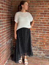 Load image into Gallery viewer, Bottoms Polka Dot Flowy skirt | Black
