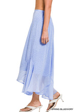 Load image into Gallery viewer, Bottoms Polka Dot Flowy skirt | Blue
