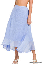 Load image into Gallery viewer, Bottoms Polka Dot Flowy skirt | Blue
