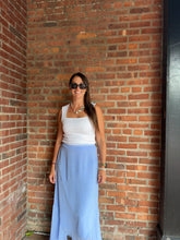 Load image into Gallery viewer, Bottoms Polka Dot Flowy skirt | Blue
