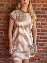 Load image into Gallery viewer, Dresses Coffee Run | Brown and Cream Dress
