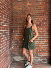 Load image into Gallery viewer, One PC And Sets Candy | Dark Olive Washed Romper
