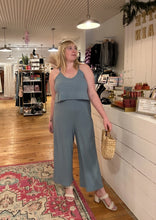 Load image into Gallery viewer, One PC And Sets Jolie | Ribbed Jumpsuit in Blue
