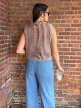 Load image into Gallery viewer, Sweater Bobbie | Camel Sweater Vest
