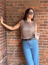 Load image into Gallery viewer, Sweater Bobbie | Camel Sweater Vest
