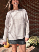 Load image into Gallery viewer, Sweater Chenille Sweater | Latte
