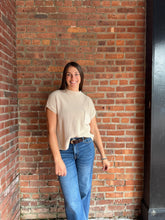 Load image into Gallery viewer, Sweater Finley | Ivory Mock neck sweater
