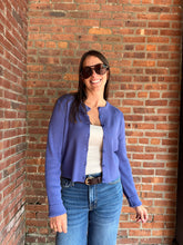 Load image into Gallery viewer, Sweater Patsy | Blue Cardigan
