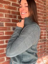 Load image into Gallery viewer, Tops Hallie | Ash Jade 1/4 Zip Viscose Sweater
