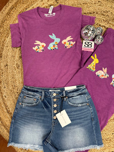 BOHO Bunny Tee | Purple