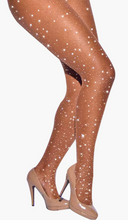 Load image into Gallery viewer, Rhinestone Fishnet Tights
