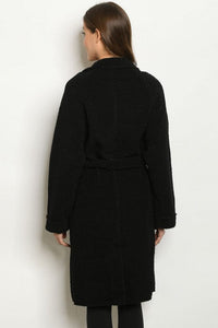 Coats & Jackets Trisha | Sherpa Black Coat