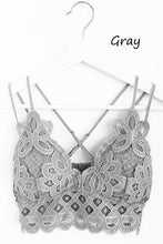 Load image into Gallery viewer, Bralette Small / Gray Pamela | Lace Cami Bralette
