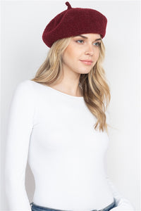 Aimée | Burgundy Beret