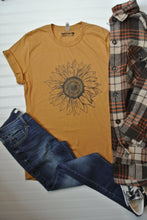 Load image into Gallery viewer, graphic tee Fall Sunflower Tee
